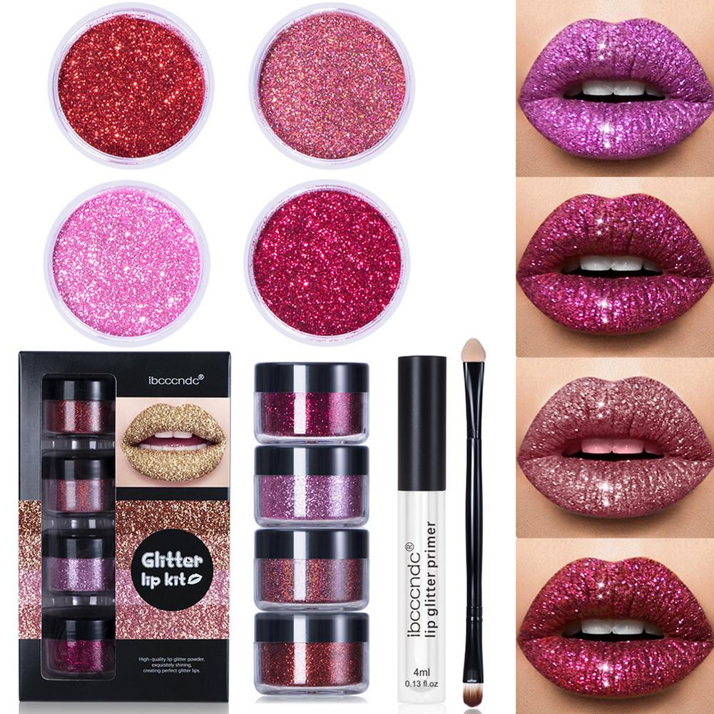 Waterproof Long Lasting Lipgloss Kit With Lip Primer Lip Tint Lips Makeup